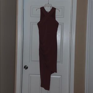 Dusty Rose Midi Dress